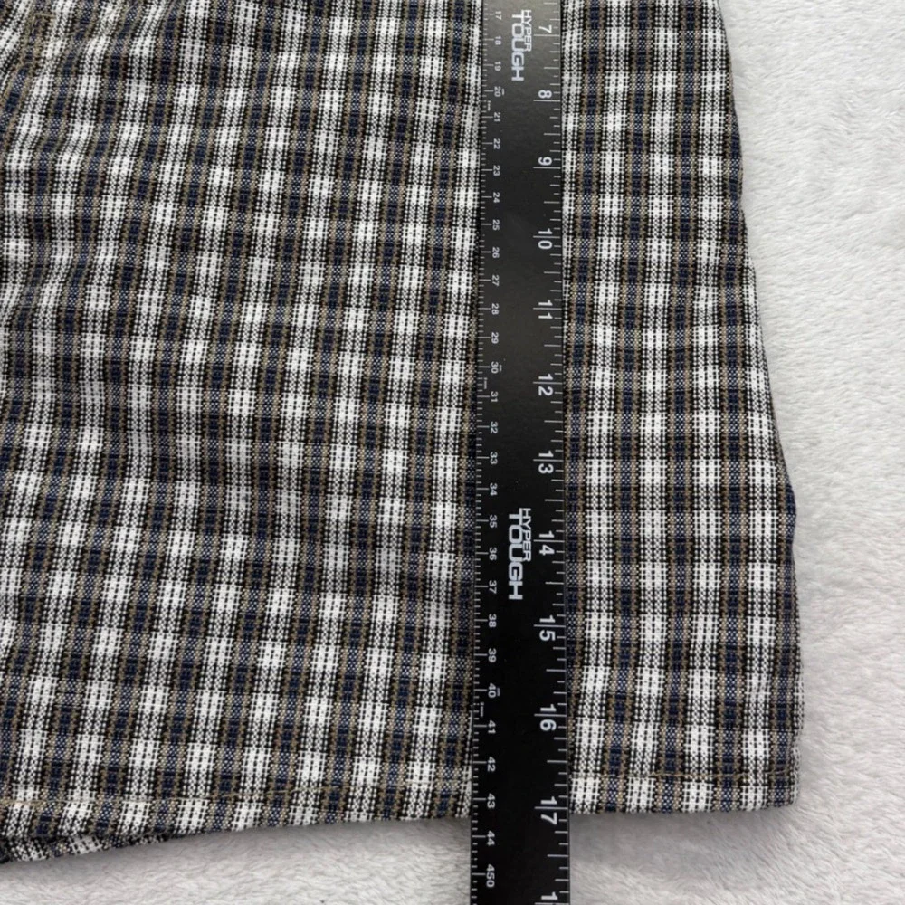 Levi's High Baggy Shorts Men 29 Plaid Shorts Cotton Casual 5-Pocket
